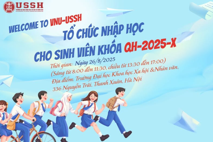 Thông báo kế hoạch nhập học cho sinh viên khóa QH-2025-X